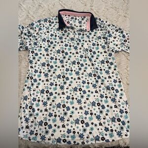 Swannies Floral Golf Polo